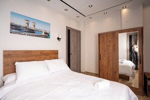 Habitación doble Deluxe | Sábanas de algodón egipcio y ropa de cama de alta calidad 