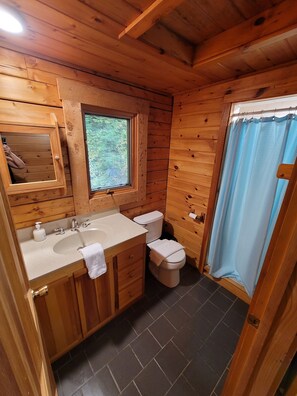 SĂšche-cheveux, serviettes fournies, savon, papier toilette