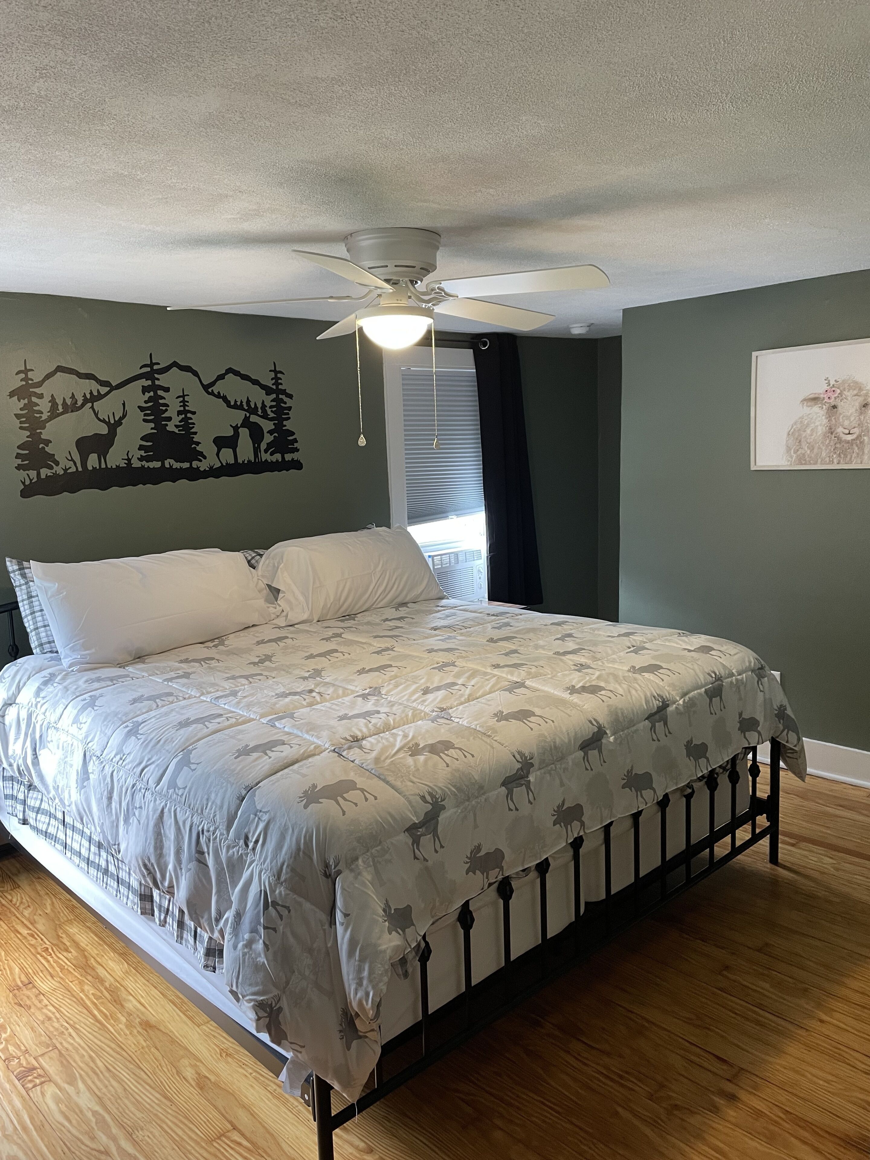 2 dormitorios, tabla de planchar con plancha, wifi y ropa de cama