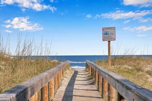On the beach