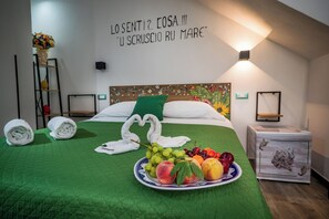 Comfort-værelse - 1 soveværelse | 1 soveværelse, dundyner, senge med madrasser af memory foam