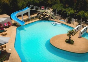 Indoor pool, seasonal outdoor pool - Hostería y Spa Llano Real (Olmue)