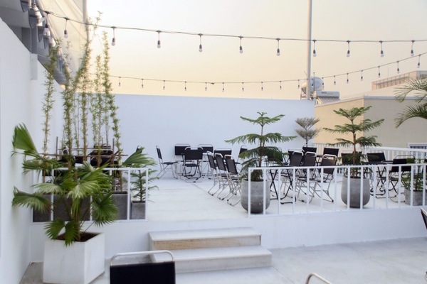 Terrasse sur le toit