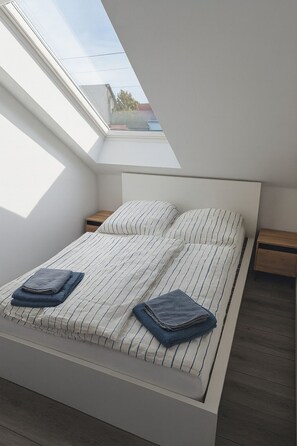 2 chambres, lit de bébé portatif, accès au Wi-Fi (inclus)