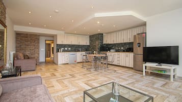 50-inch LED TV with digital channels, Netflix, streaming services