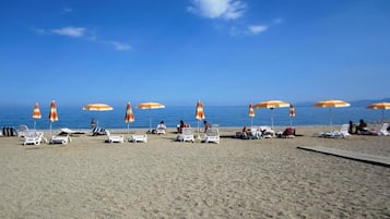 Tæt på stranden