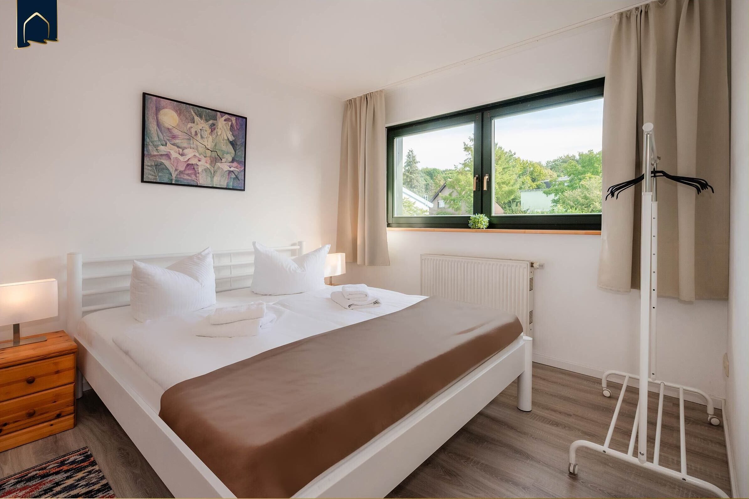 2 Schlafzimmer, Reisekinderbett, kostenloses WLAN