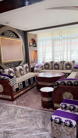 Interior - Amazing apartment in down town Rabat with AC/ Netflix/ Free Parking
 (Rabat)