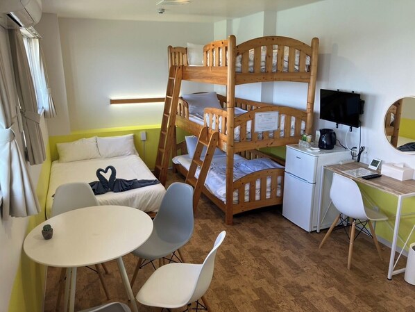 1 多间卧室、免费 WiFi、床单