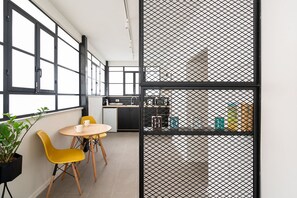 Apartment, 1 Bedroom | In-room dining - The Square - By Beach Apartments TLV (Tel Aviv)