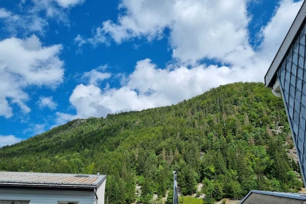 Blick von der Unterkunft
