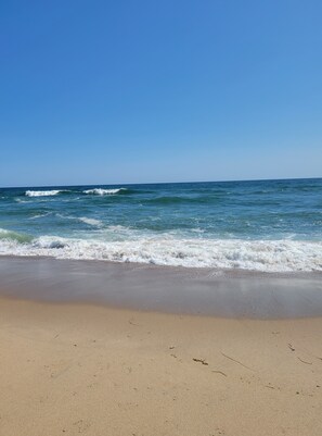 Sun-loungers, beach towels