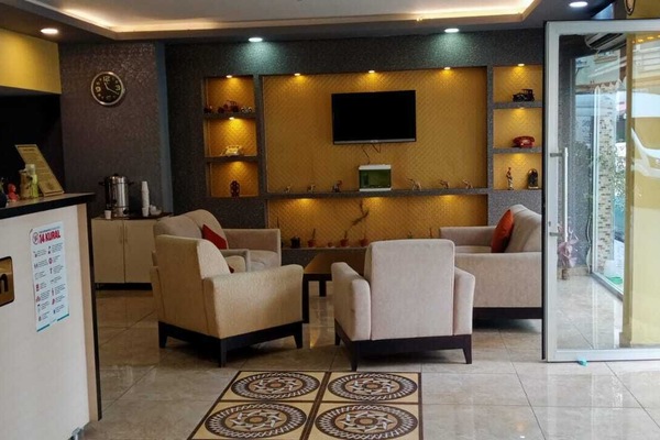 Lobby sitting area