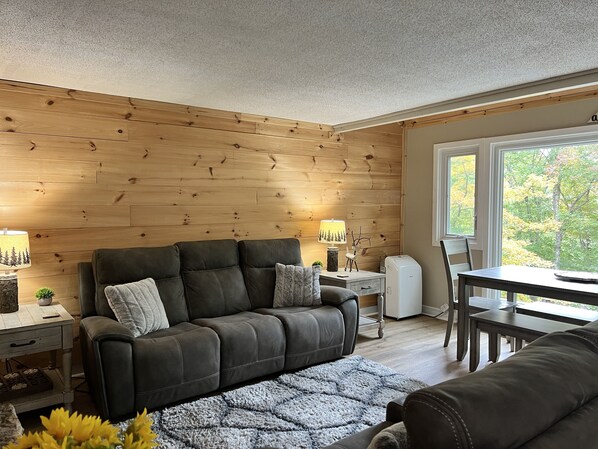 TV connectée, cheminée