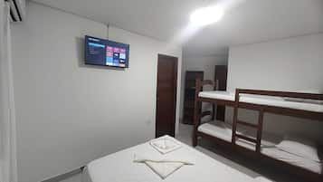 Family Quadruple Room, Multiple Beds, Non Smoking, Air conditioning | Hypo-allergenic bedding, free WiFi, bed sheets