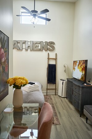 1 bedroom, desk, iron/ironing board, free WiFi - Downtown Athens Condo, Sanford Stadium Views, 12 Min Walk to Games (Athens)