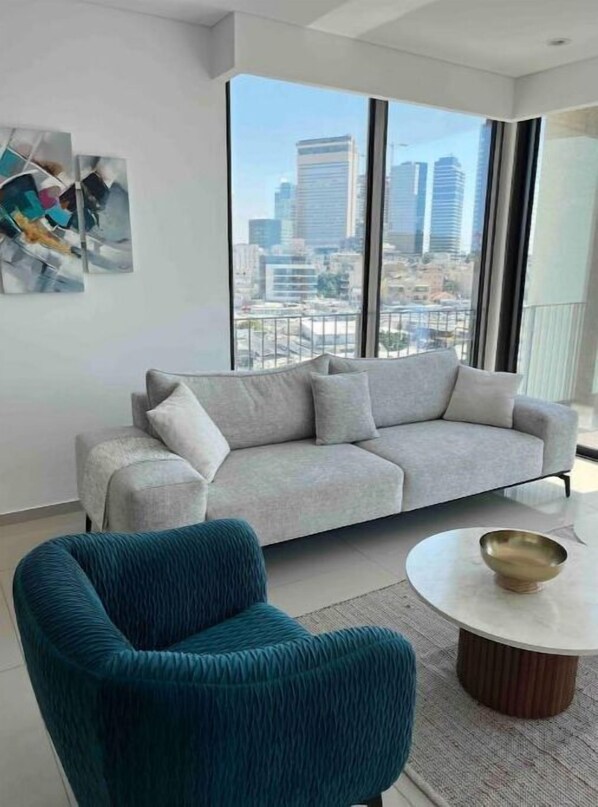 Living area - Beautiful Penthouse Terrace with sea view
(Tel Aviv-Yafo)