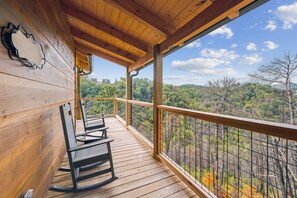 Cabin, 3 Bedrooms | Balcony - Little Bear Lodge 3 Bedroom Cabin by RedAwning (Sevierville)