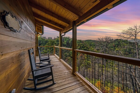 Chalet rustique, 3 chambres | Terrasse/patio