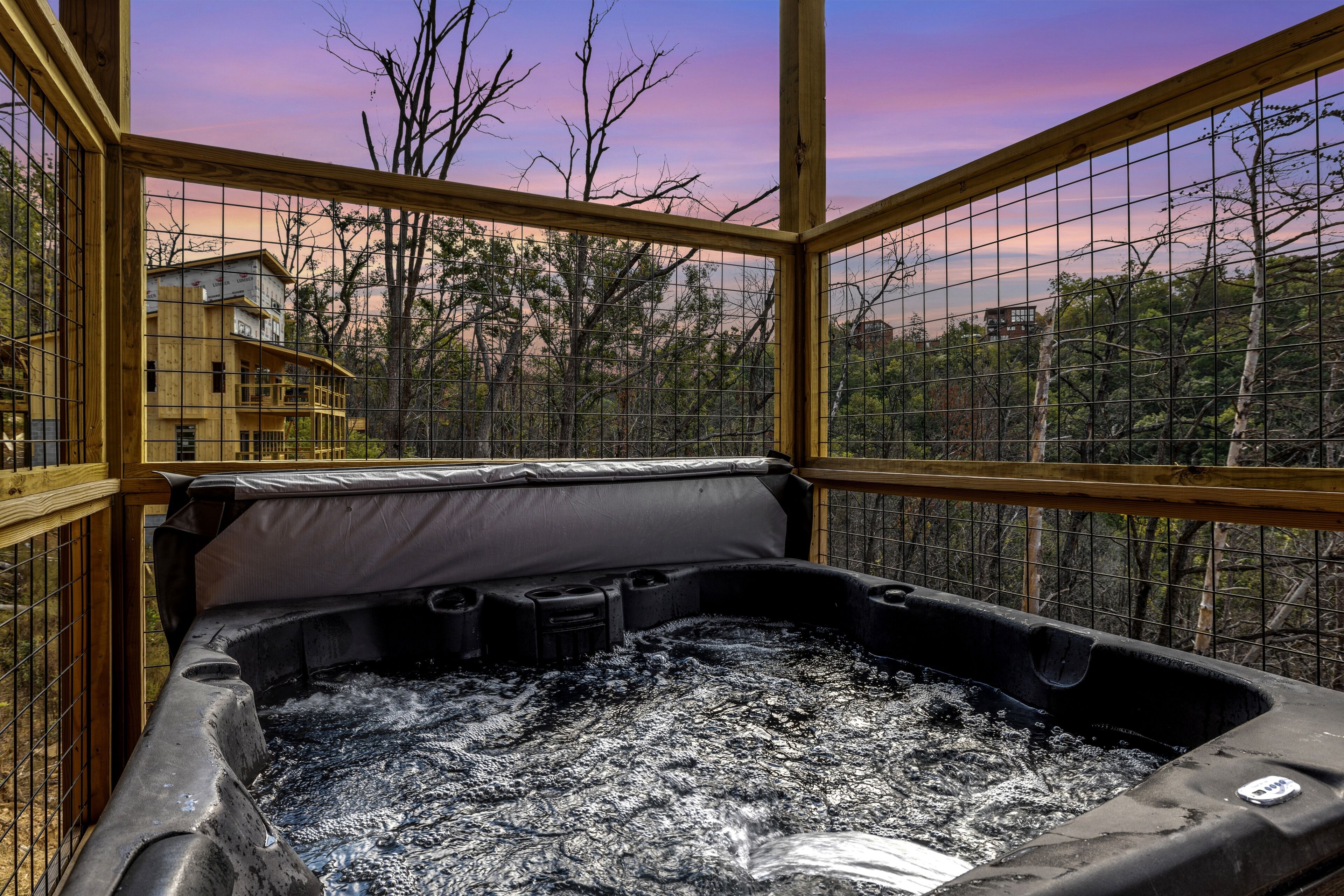 Cabin, 3 Bedrooms | Outdoor spa tub