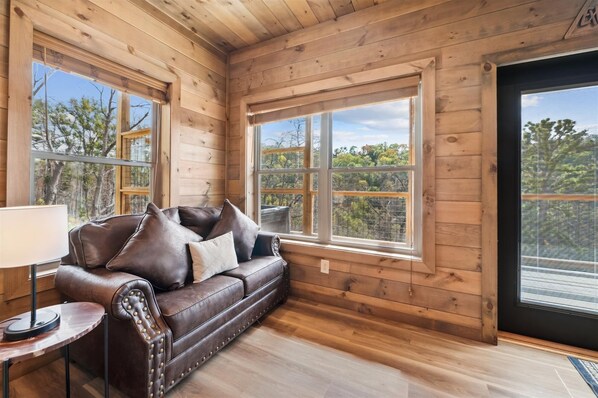 Cabin, 3 Bedrooms | Living area | Smart TV - Little Bear Lodge 3 Bedroom Cabin by RedAwning (Sevierville)