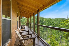 Ferienhütte, 3 Schlafzimmer | Terrasse/Patio