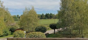 Vue du balcon sur le golf