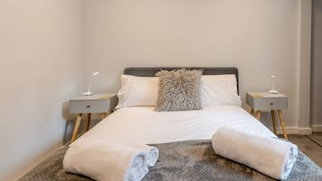 1 bedroom, iron/ironing board, travel crib, free WiFi