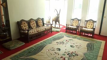 Sitteområde i lobbyen