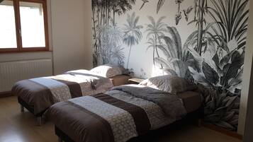 3 chambres, Wi-Fi gratuit, draps fournis