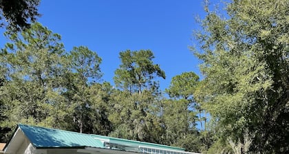 Super roomy Park Model in premier resort with lake, pools, dock and boat launch.