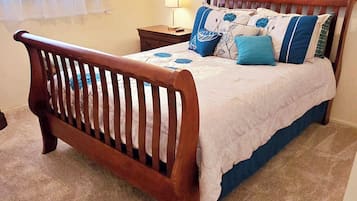 3 sovrum, skrivbord, strykjärn/strykbräda och gratis wi-fi