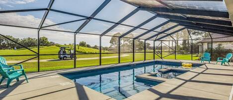 Udendørs pool, opvarmet pool