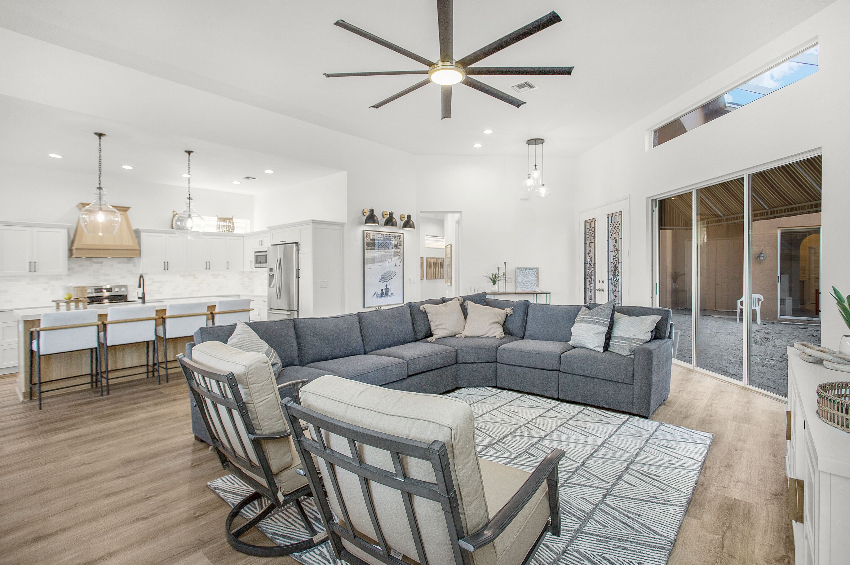 Stunning remodeled home with new pool, putting green and all new furnishings!!