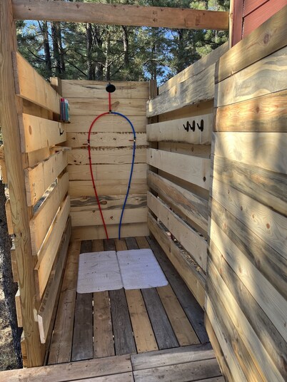 The little cabin in the woods! Nearby great trails and hunting!