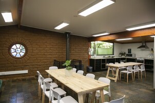 Shared fridge, electric kettle