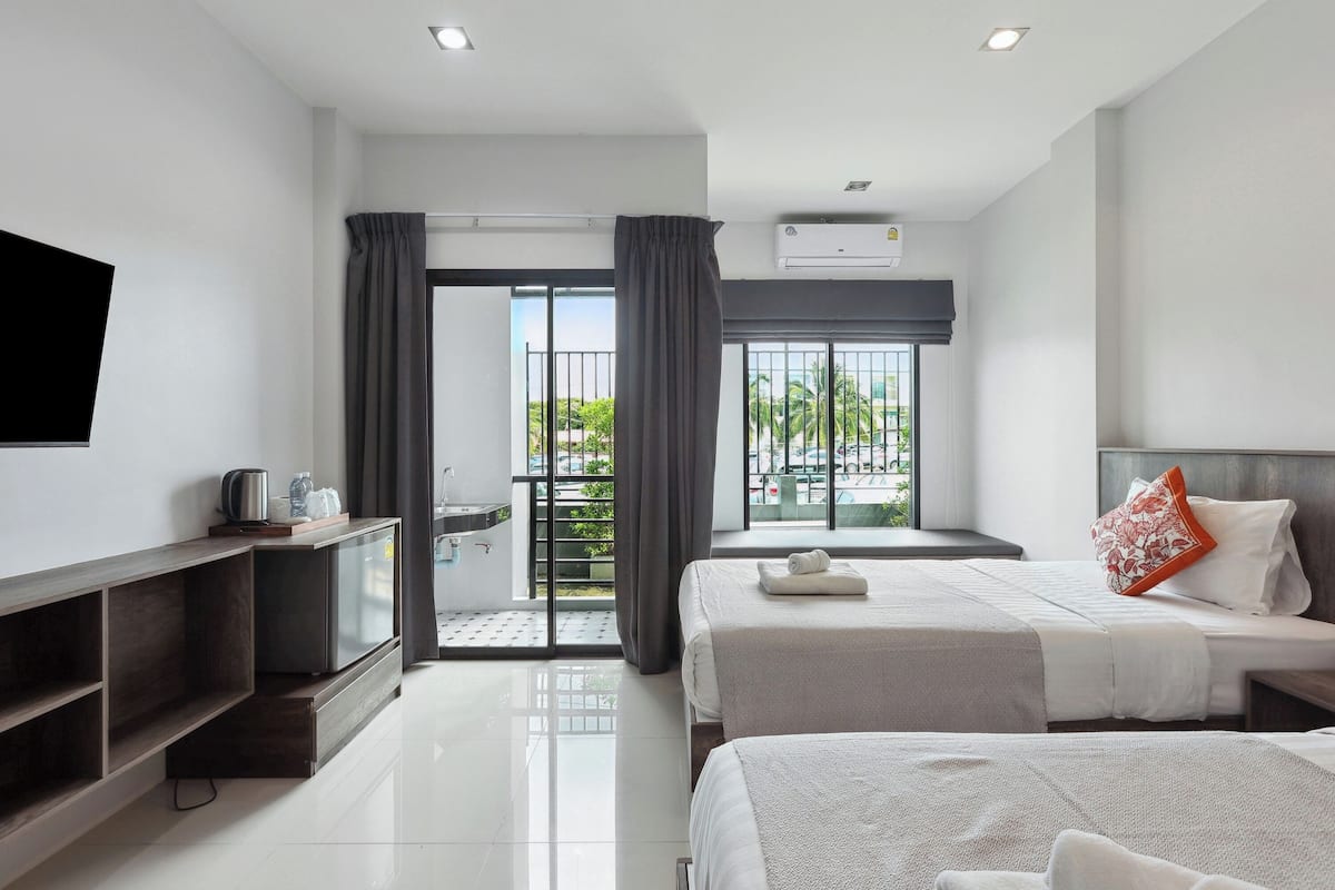 twin room, balcony | view from room