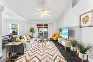 Hus, 4 soverom, privat basseng | Oppholdsområde