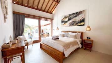Villa, 2 Bedrooms | 2 bedrooms, Egyptian cotton sheets, premium bedding, in-room safe