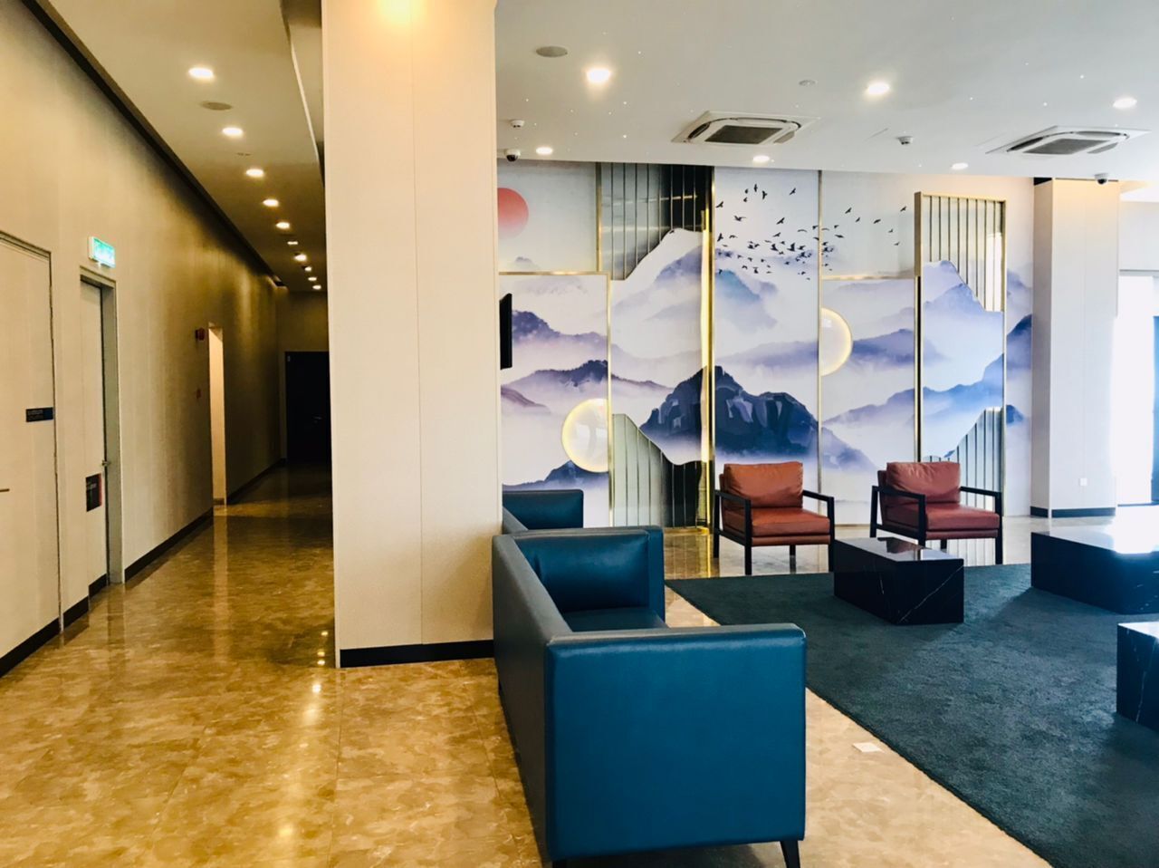 Interior entrance