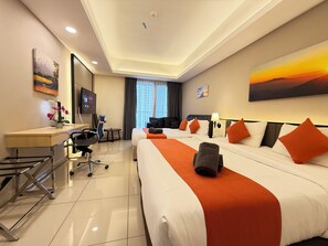 Televisi LED 50-inci dengan saluran TV kabel dan Netflix