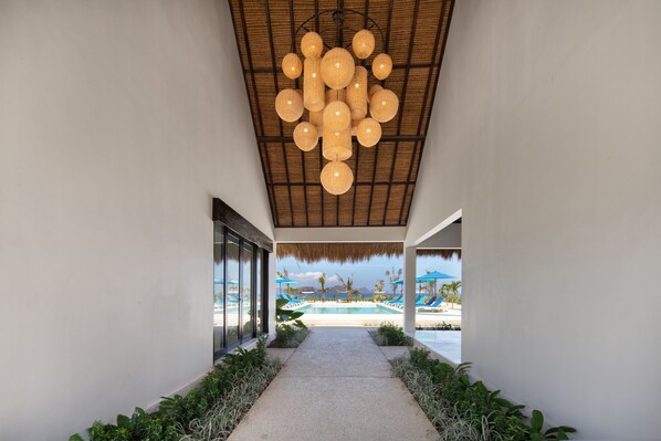 Interior entrance - Mocean Beach Resort (Sumbawa Barat)