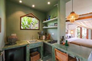 Villa, 1 camera da letto | Cucina privata | Mini-frigorifero, piano cottura, macchina per tè/caffè