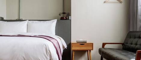 Dobbeltrom – deluxe | Skrivebord, blendingsgardiner, wi-fi (inkludert) og sengetøy