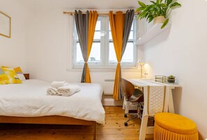 1 Schlafzimmer, Schreibtisch, Bügeleisen/Bügelbrett, WLAN