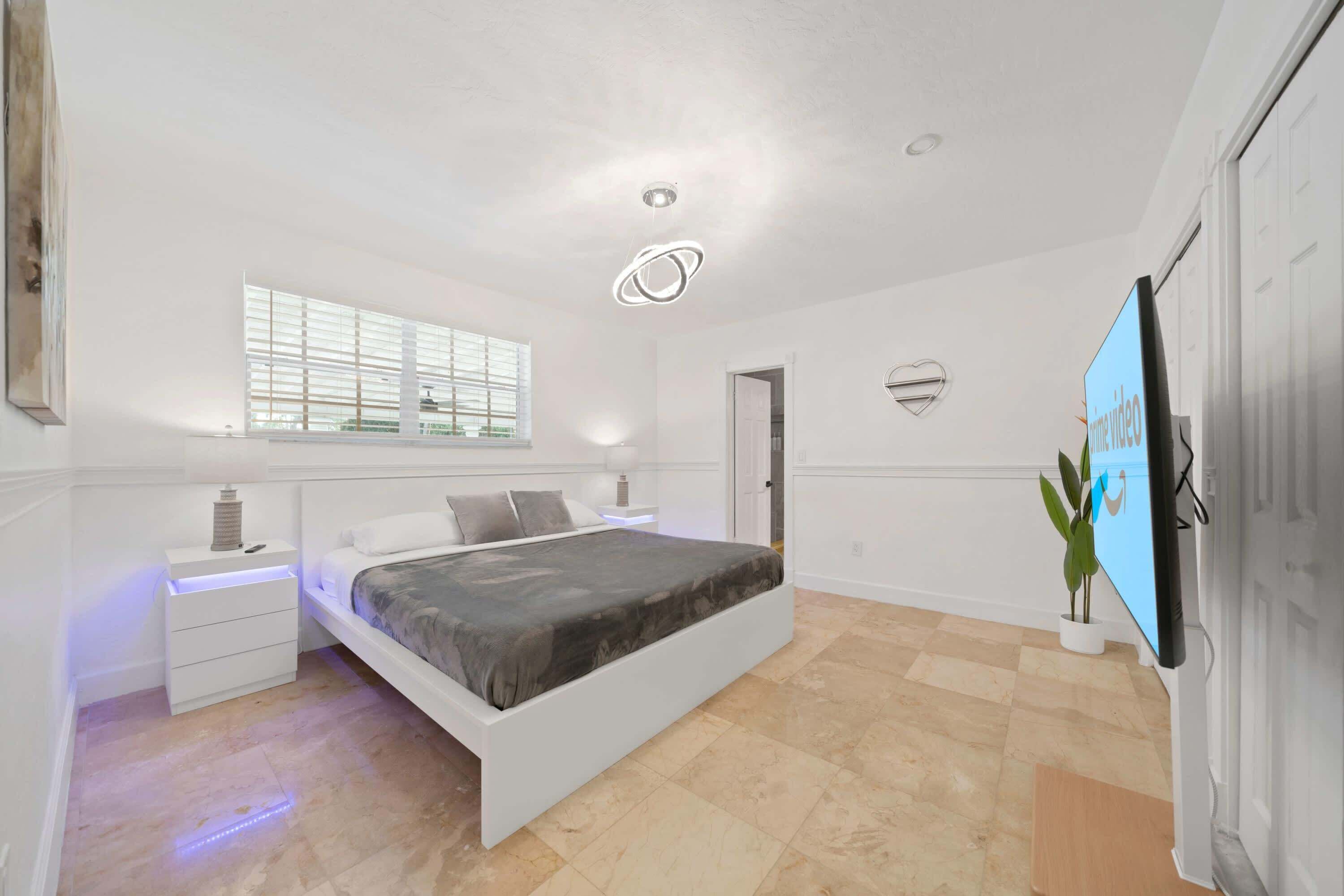 5 bedrooms, iron/ironing board, travel crib, WiFi