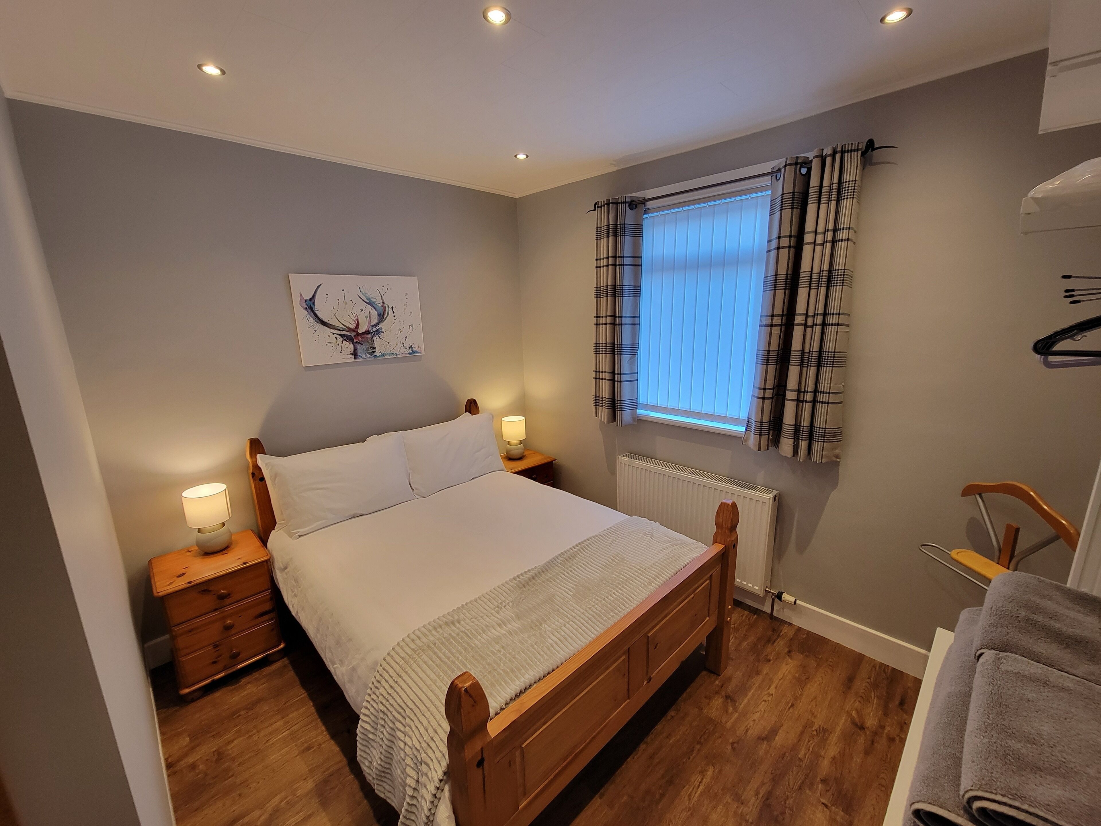 Second bedroom with double bed