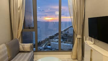 Executive-Apartment, 1 Queen-Bett und Schlafsofa | Ausblick vom Zimmer