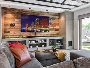 TV, video games, stereo