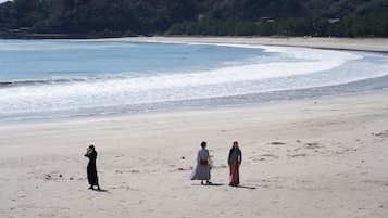 Vlak bij het strand, wit zand